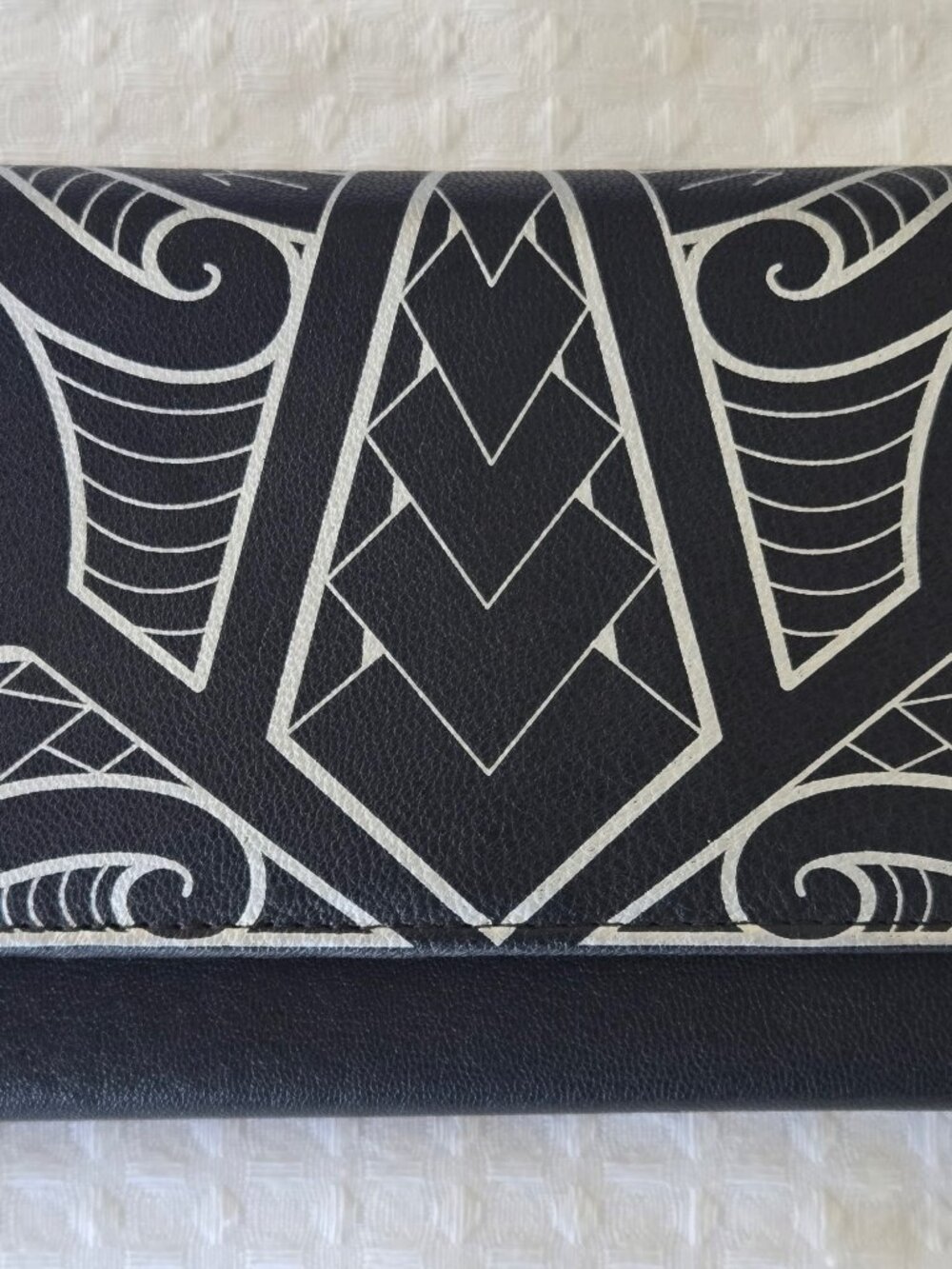 Na Koa Polynesian tattoo clutch wallet